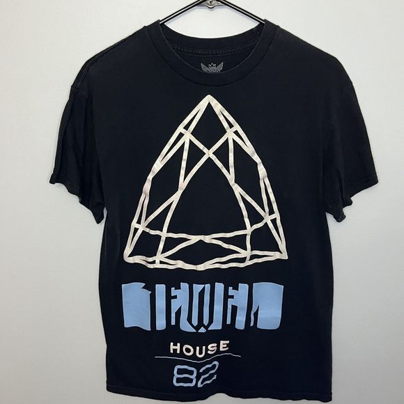 Jewel House 82 Mens T Shirt Black Graphic Tee Medium Short Sleeve Crew Neck VGC - Picture 1 of 8